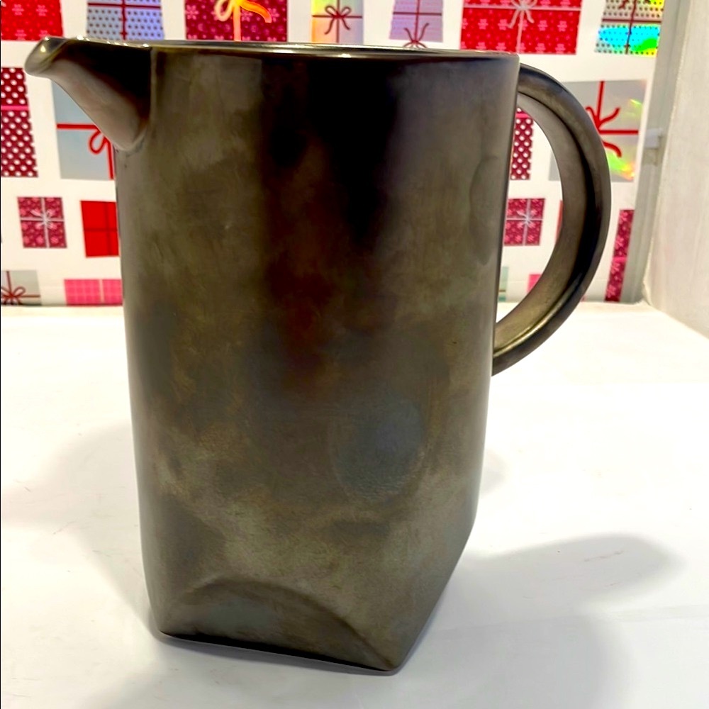 NWT Elegant Gray Pitcher for Home Kitchen